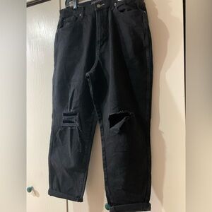 Arizona Jean Company Black Straight Leg Jeans
